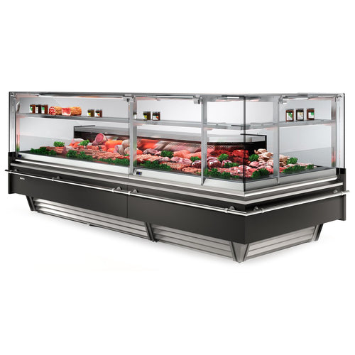 Infrico IDC-VBC90AARSCP Display Case, Red Meat Deli