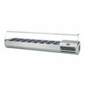 Infrico ICT-VIP1980GLASS Refrigerated Countertop Pan Rail