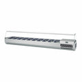 Infrico ICT-VIP2300GLASS Refrigerated Countertop Pan Rail