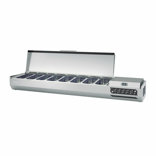 Infrico ICT-VIP1980SOLID Refrigerated Countertop Pan Rail