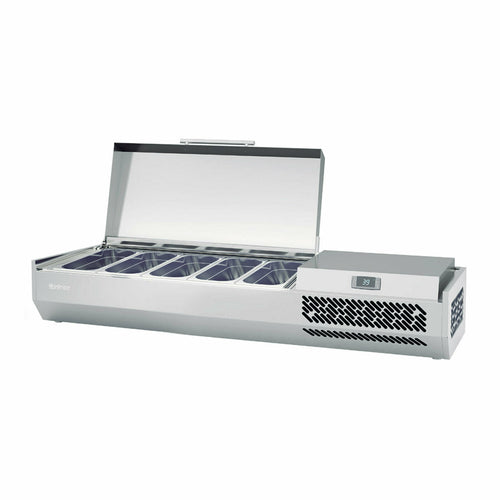 Infrico ICT-VIP1490SOLID Refrigerated Countertop Pan Rail
