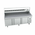 Infrico IRT-MR93-GTCOMBO Refrigerated Counter, Pizza Prep Table