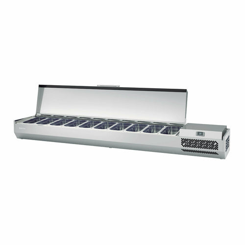 Infrico ICT-VIP2300SOLID Refrigerated Countertop Pan Rail