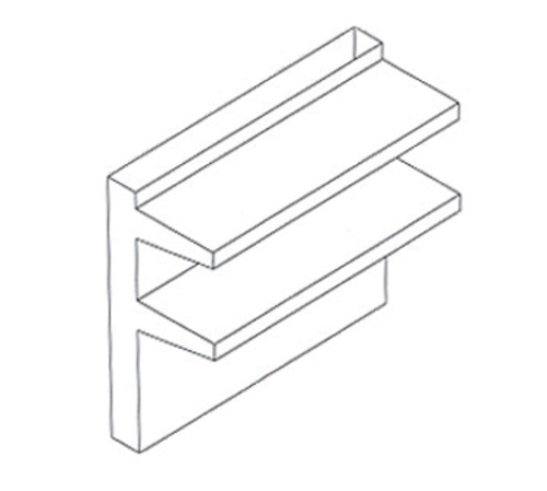 Jade Range DS-36 Backguard Flue Riser