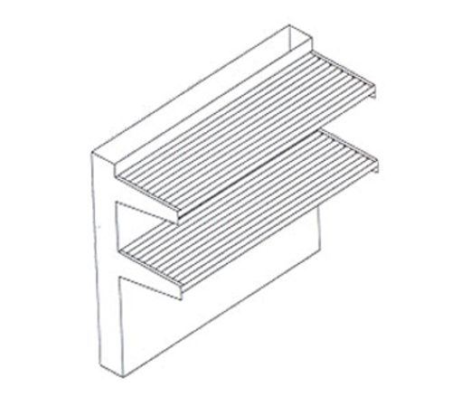 Jade Range DTS-12 Backguard Flue Riser