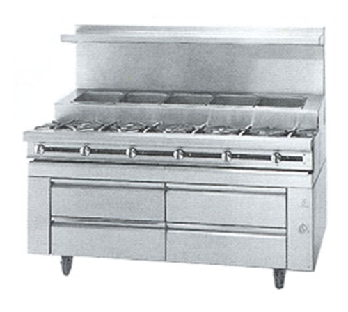 Jade Range JMSS-06-T-72 Range, 72" Heavy Duty, Gas