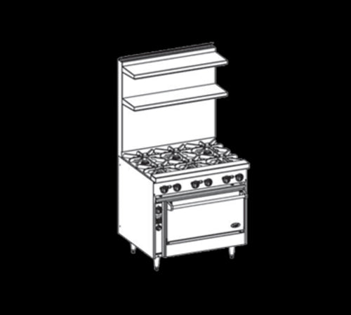 Jade Range JBR-6-36 Range, 36" Restaurant, Gas