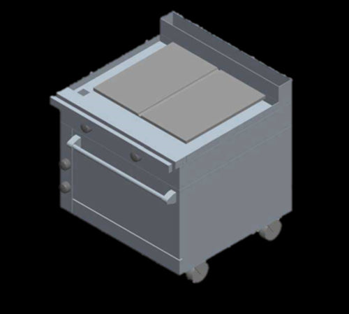 Jade Range JTRH-30IP-30 Range, 30" Heavy Duty, Gas