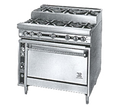 Jade Range JTRHE-4-3 Range, 36" Heavy Duty, Gas