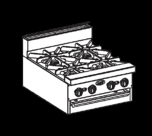 Jade Range JBR-8-M Range, 48" Restaurant, Gas