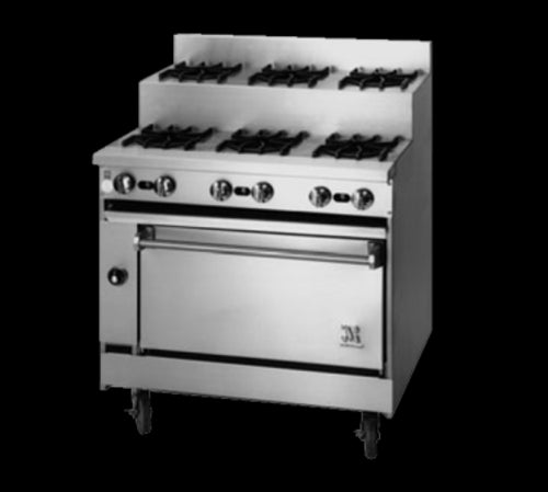 Jade Range JBRE-3-3-36 Range, 36" Restaurant, Gas