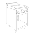 Jade Range JBR-24G Range, 24" Restaurant, Gas