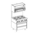 Jade Range JRLH-02R-B-36 Equipment Stand, Refrigerated Base