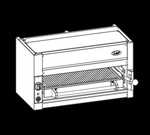 Jade Range JBR-JB36-WM Salamander Broiler, Gas