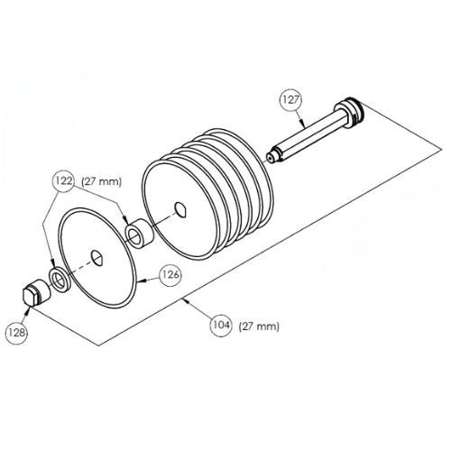 Jaccard Corporation F19S104-110-115 Food Slicer, Attachment