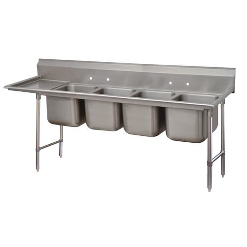 Advance Tabco 9-24-80-24L Sink, (4) Four Compartment