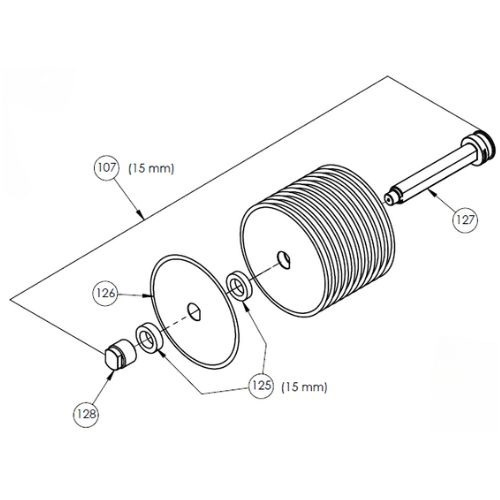Jaccard Corporation F19S107-112-117 Food Slicer, Attachment