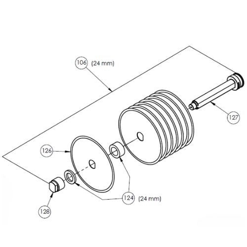 Jaccard Corporation F19S106-111-116 Food Slicer, Attachment