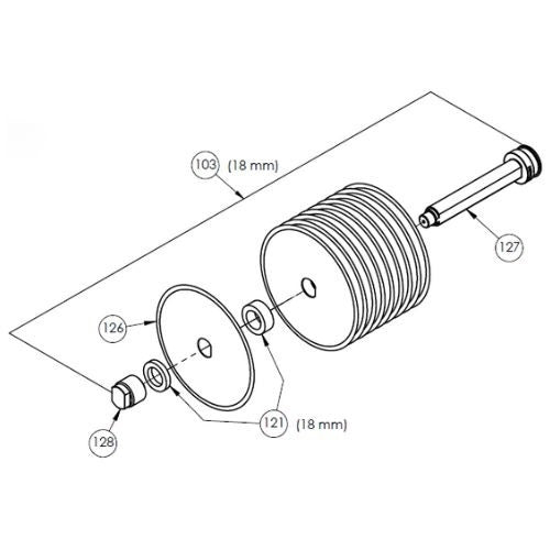 Jaccard Corporation F19S103-110-115 Food Slicer, Attachment
