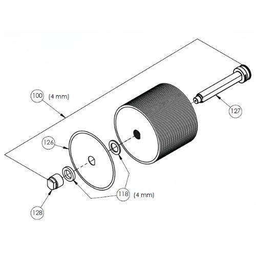 Jaccard Corporation F19S100-108-113 Food Slicer, Attachment