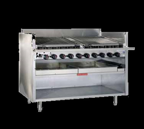 Magikitch'n FM-RMB-660CR Charbroiler, Gas, Floor Model