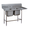 Advance Tabco 94-82-40-18R Sink, (2) Two Compartment