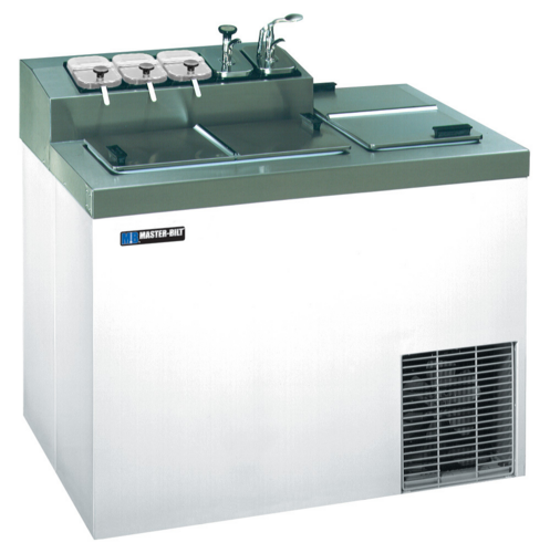Master-Bilt FLR-60 Ice Cream Dipping Cabinet with Syrup Rail