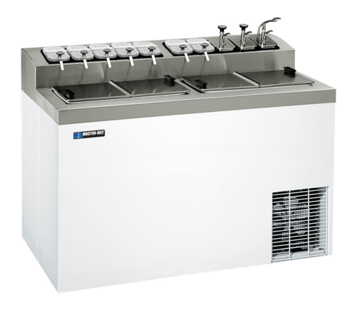 Master-Bilt FLR-80 Ice Cream Dipping Cabinet with Syrup Rail
