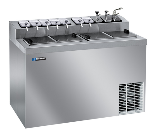 Master-Bilt FLR-80SE Ice Cream Dipping Cabinet with Syrup Rail