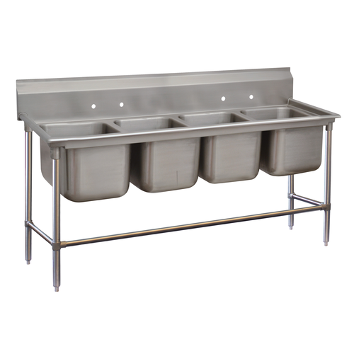 Advance Tabco 94-44-96 Sink, (4) Four Compartment