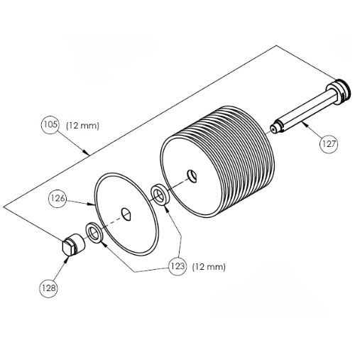 Jaccard Corporation F19S105-111-116 Food Slicer, Attachment