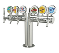 Micro Matic METRO-T-6PSSKR-M Draft Beer / Wine Dispensing Tower
