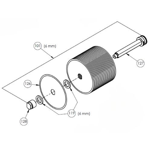 Jaccard Corporation F19S101-109-114 Food Slicer, Attachment
