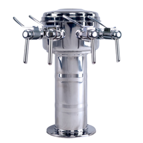 Micro Matic MTM-4PSS-W Draft Wine Dispensing Tower
