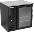 Beverage Air BB36HC-G-B Back Bar Cabinet, Refrigerated