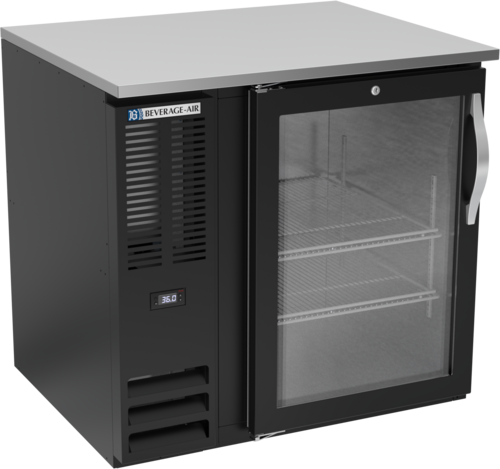 Beverage Air BB36HC-G-B Back Bar Cabinet, Refrigerated