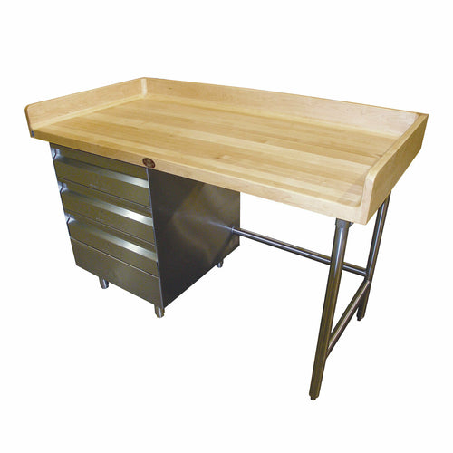 Advance Tabco BST-365L Work Table, Bakers Top