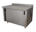 Advance Tabco CF-SS-244 Work Table, Cabinet Base Sliding Doors