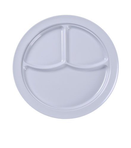 Yanco NS-703W Plate/Platter, Compartment, Plastic
