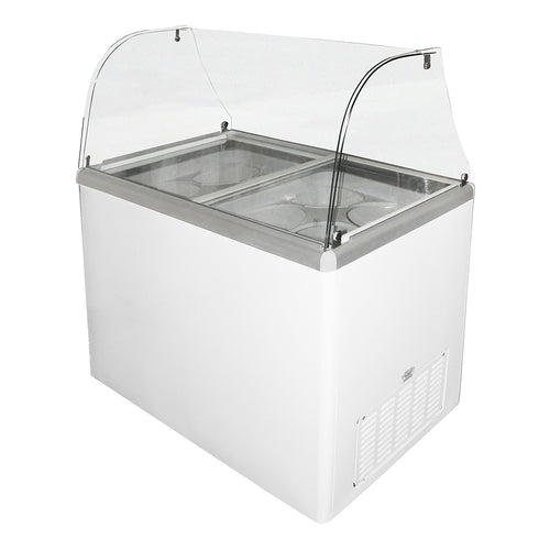 Excellence Commercial Products EDC-8CHC Display Case, Dipping Ice Cream
