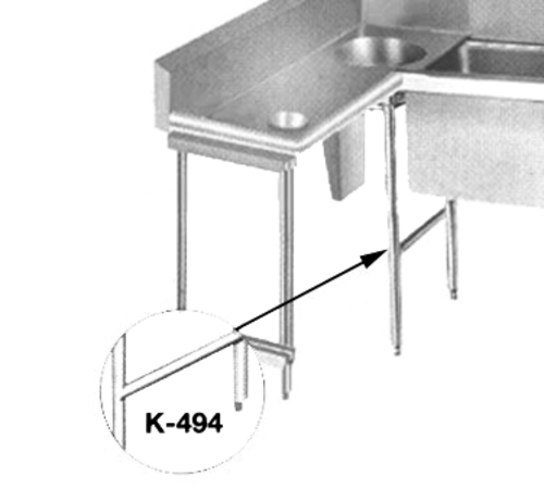 Advance Tabco DTA-81 Leg