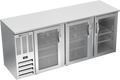 Beverage Air BBN78HC-G-S Back Bar Cabinet, Refrigerated