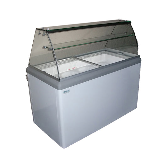 Excellence Commercial Products HBD-8HC Display Case, Dipping Ice Cream