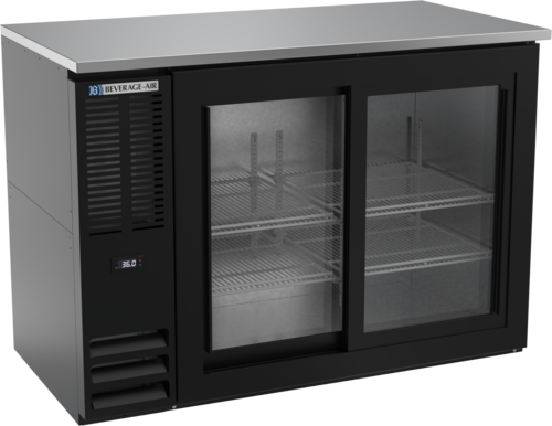 Beverage Air BBN48HC-GS-B Back Bar Cabinet, Refrigerated