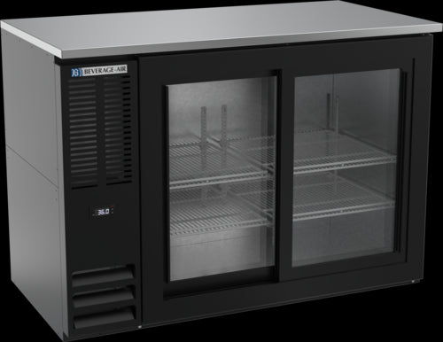 Beverage Air BBN48HC-GS-B Back Bar Cabinet, Refrigerated