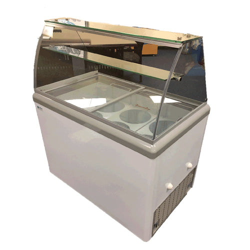 Excellence Commercial Products HBD-6HC Display Case, Dipping Ice Cream