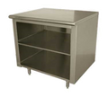 Advance Tabco EB-SS-249M Work Table, Cabinet Base Open Front