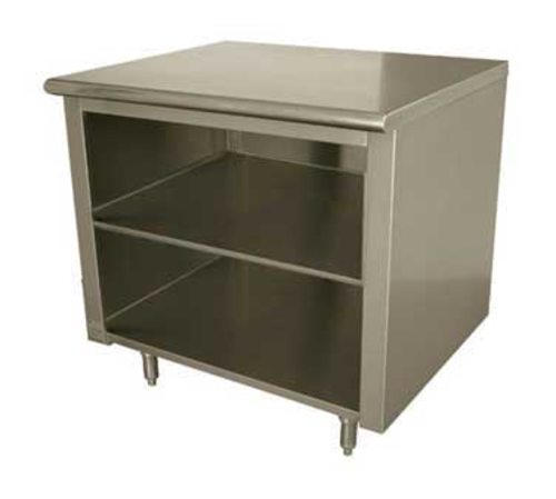 Advance Tabco EB-SS-244M Work Table, Cabinet Base Open Front
