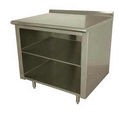 Advance Tabco EF-SS-243M Work Table, Cabinet Base Open Front
