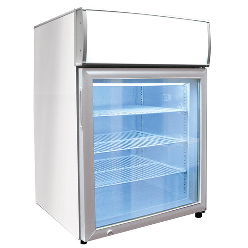 Excellence Commercial Products CTF-4HCMS Freezer, Merchandiser, Countertop